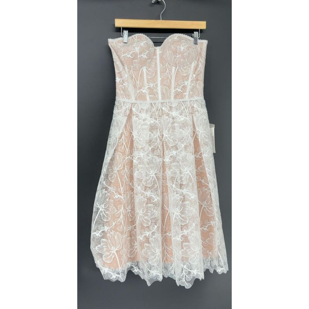 NADINE MERABI White Mini Dress